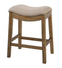 Plow &amp; Hearth Kitchen &amp; Bar Stools | Indoor Living Farmhouse Saddle Seat Bar And Counter Stools