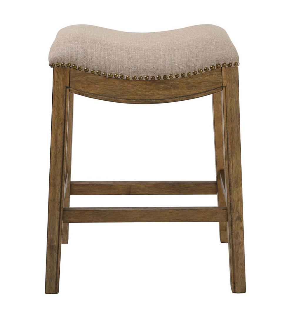 Plow &amp; Hearth Kitchen &amp; Bar Stools | Indoor Living Farmhouse Saddle Seat Bar And Counter Stools