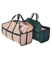 Plow &amp; Hearth Log Carriers &amp; Log Carts | Fireplace &amp; Hearth Canvas Log Carrier