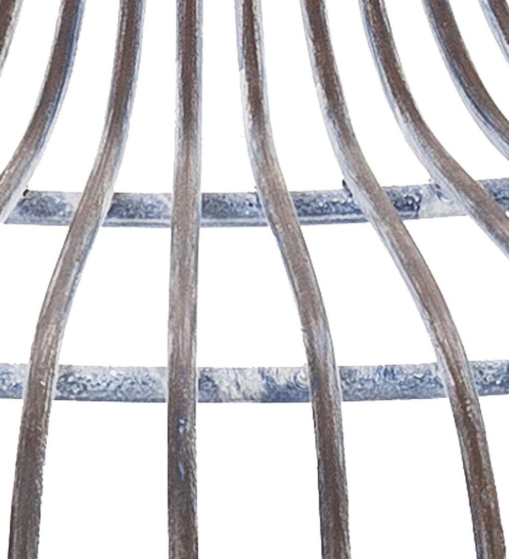 Plow &amp; Hearth Metal Furniture | Outdoor Living Metal Curved Wrap-Around Tree Bench