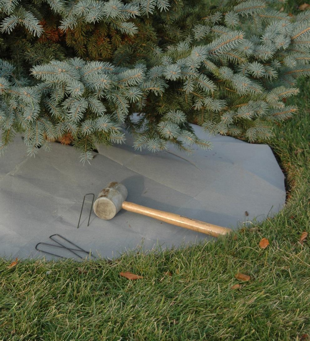 Plow &amp; Hearth Mockrocks® | Yard &amp; Garden Mock Rock Block Edging Kit - Gray