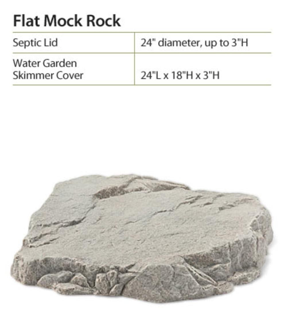 Plow &amp; Hearth Mockrocks® | Yard &amp; Garden Usa-Made Flat Mock Rock® - Brown
