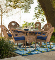 Plow &amp; Hearth Outdoor Dining | Outdoor Living Prospect Hill Oval Dining Table And Chairs