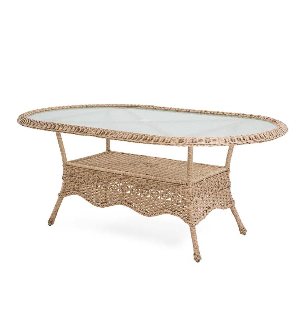 Plow &amp; Hearth Outdoor Dining | Outdoor Living Prospect Hill Oval Dining Table And Chairs