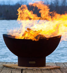 Plow &amp; Hearth Outdoor Fire Pits | Outdoor Living Scallops Fire Pit By Firepit Art, Usa-Made