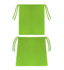 Plow &amp; Hearth Outdoor Furniture Cushions | Outdoor Living Polyester Classic Rocking Chair Cushions With Ties - Leaves