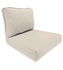 Plow &amp; Hearth Outdoor Furniture Cushions | Outdoor Living Seat And Back Replacement Cushions For Claremont, Prospect Hill And Urbanna Furniture Collections, Set Of 2 - Midnight Navy