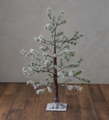 Plow &amp; Hearth Outdoor Lamps &amp; Lighting | Outdoor Living Indoor/Outdoor Lighted Snowy Pine Tree
