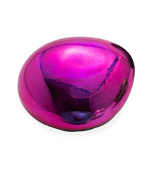 Plow &amp; Hearth Outdoor Lamps &amp; Lighting | Outdoor Living Lighted Art Glass Decorative Glowing Garden Rocks - Blue