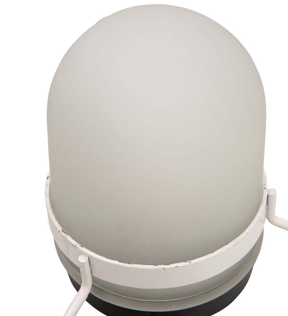 Plow &amp; Hearth Outdoor Lamps &amp; Lighting | Outdoor Living Outdoor Slate Color Table Lamp With Weather Resistant Shade