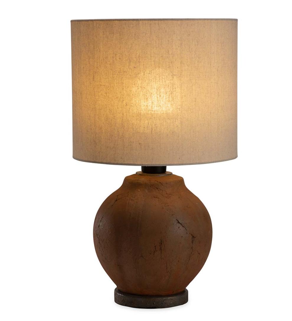 Plow &amp; Hearth Outdoor Lamps &amp; Lighting | Outdoor Living Outdoor Terra Cotta Style Table Lamp