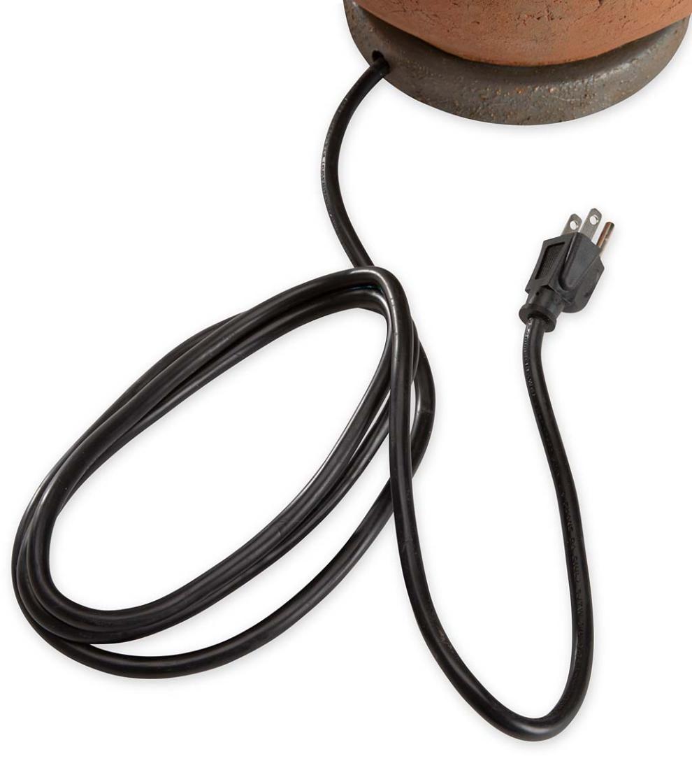 Plow &amp; Hearth Outdoor Lamps &amp; Lighting | Outdoor Living Outdoor Terra Cotta Style Table Lamp