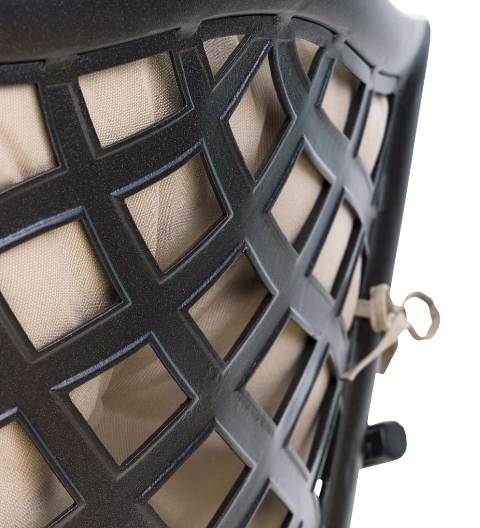 Plow &amp; Hearth Outdoor Seating Sets | Outdoor Living Park Grove Cast Aluminum Outdoor 4-Piece Deep Seating Sofa Set With Cushions