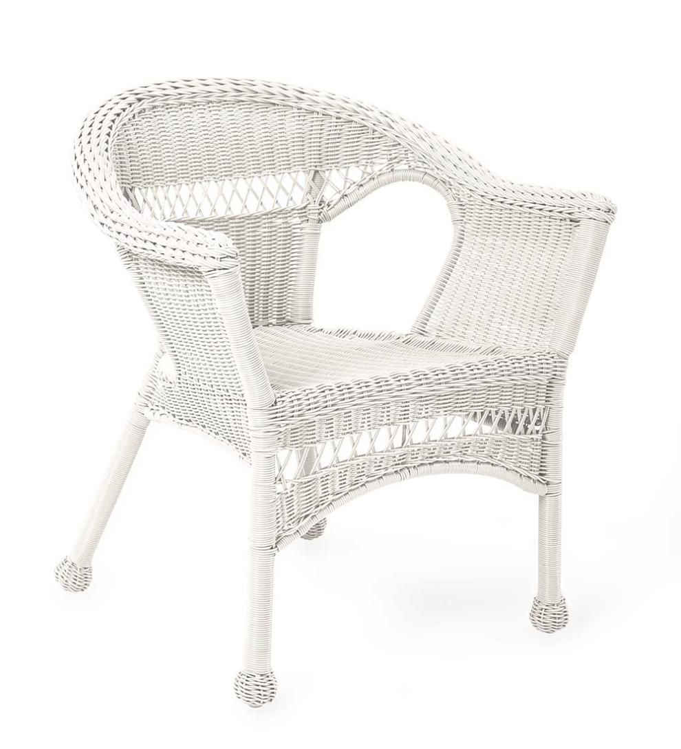 Plow &amp; Hearth Outdoor Wicker | Outdoor Living Easy Care Resin Wicker Love Seat, Chairs And Coffee Table Set