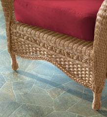 Plow &amp; Hearth Outdoor Wicker | Outdoor Living Prospect Hill Wicker Settee Set