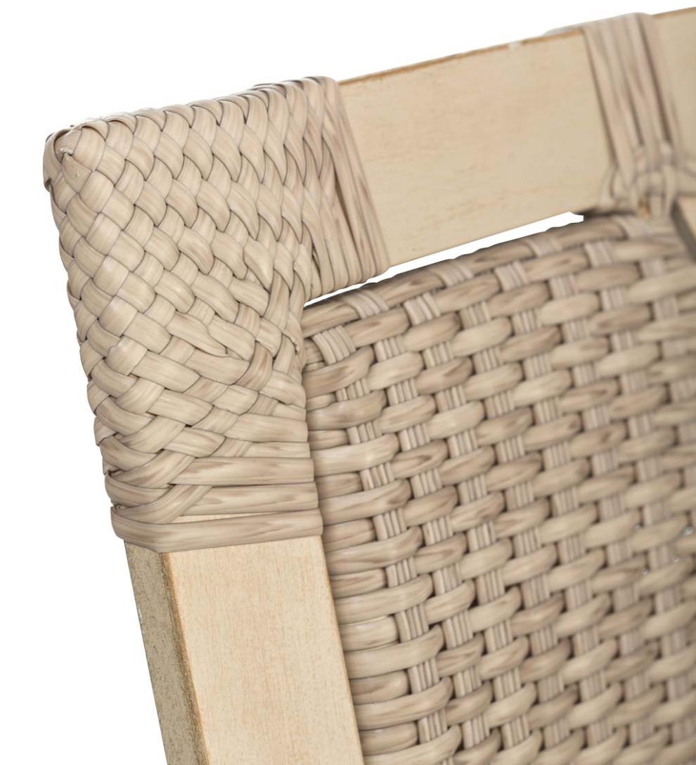 Plow &amp; Hearth Outdoor Wicker | Outdoor Living Urbanna Premium Wicker Collection In Driftwood With Luxury Cushions