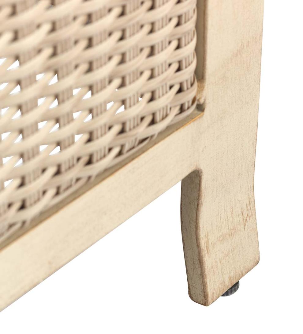 Plow &amp; Hearth Outdoor Wicker | Outdoor Living Urbanna Premium Wicker Collection In Driftwood With Luxury Cushions