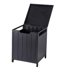 Plow &amp; Hearth Propane Fire Pits | Fireplace &amp; Hearth Slatted Stamped Steel Propane Tank Cover - Black