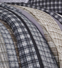 Plow &amp; Hearth Quilts &amp; Bedspreads | Indoor Living Gold Rush Gray Quilt Set