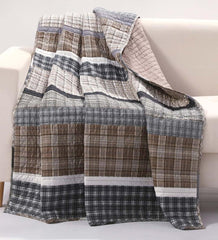 Plow &amp; Hearth Quilts &amp; Bedspreads | Indoor Living Gold Rush Gray Quilt Set