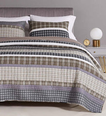 Plow &amp; Hearth Quilts &amp; Bedspreads | Indoor Living Gold Rush Gray Quilt Set