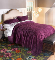 Plow &amp; Hearth Quilts &amp; Bedspreads | Indoor Living Wedding Ring Tufted Chenille Bedspread And Shams