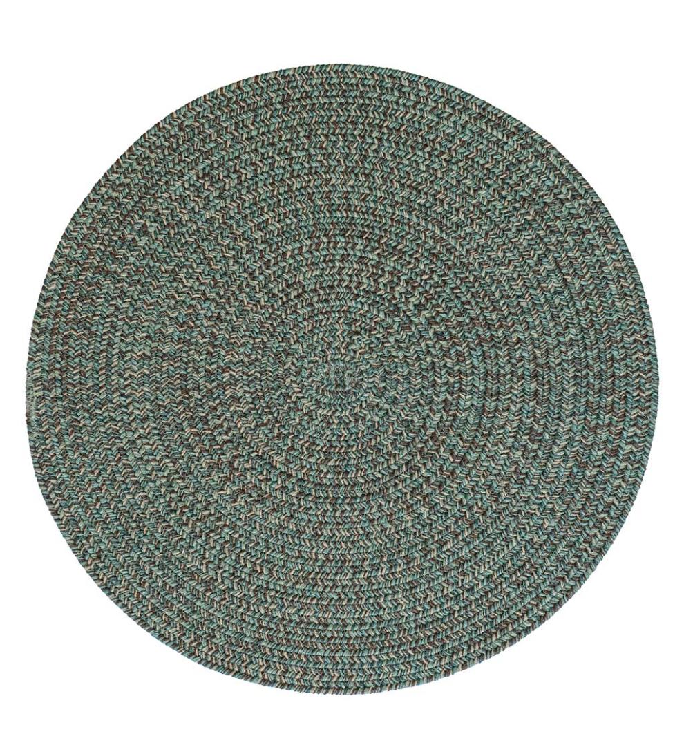 Plow &amp; Hearth Small Accent Rugs | Indoor Living Indoor/Outdoor Oval Pine Creek Braided Polypropylene Rug