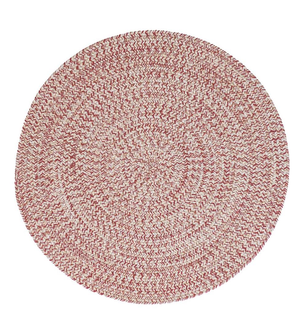 Plow &amp; Hearth Small Accent Rugs | Indoor Living Indoor/Outdoor Oval Pine Creek Braided Polypropylene Rug