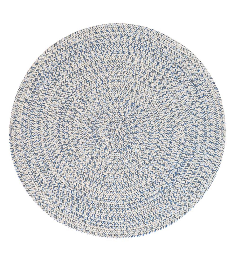 Plow &amp; Hearth Small Accent Rugs | Indoor Living Indoor/Outdoor Oval Pine Creek Braided Polypropylene Rug