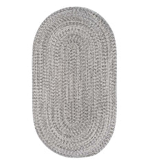 Plow &amp; Hearth Small Accent Rugs | Indoor Living Indoor/Outdoor Oval Pine Creek Braided Polypropylene Rug