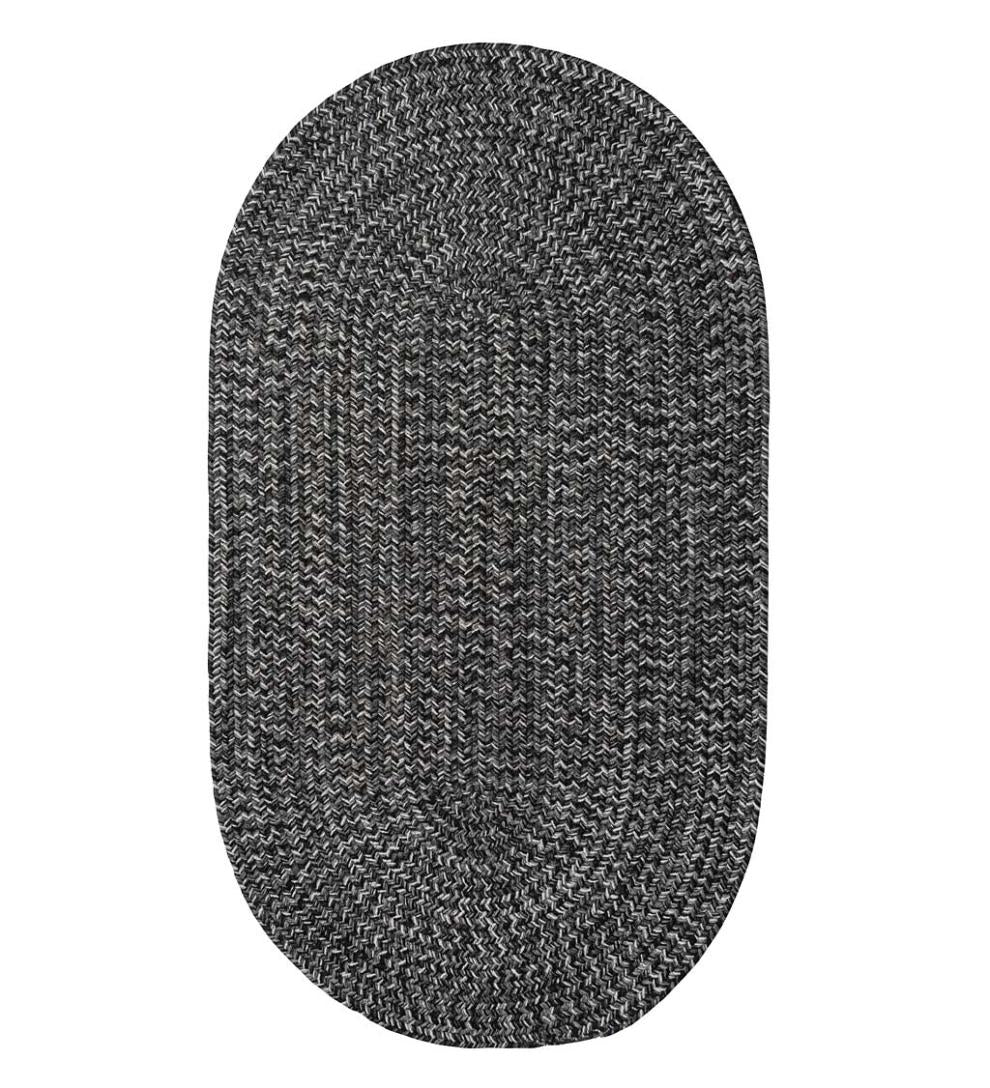 Plow &amp; Hearth Small Accent Rugs | Indoor Living Indoor/Outdoor Oval Pine Creek Braided Polypropylene Rug
