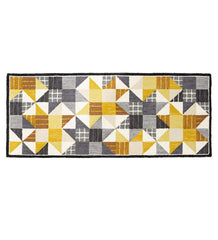 Plow &amp; Hearth Small Accent Rugs | Indoor Living Indoor/Outdoor Springtime Quilt Polypropylene Rug Runner