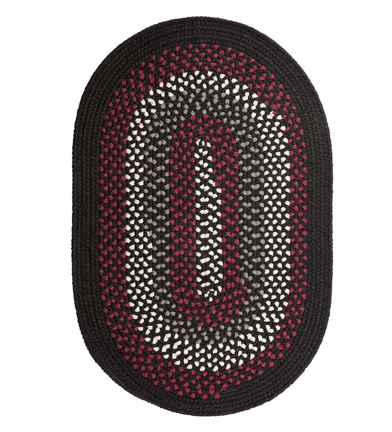 Plow &amp; Hearth Stair Treads &amp; Rug Pads | Indoor Living Country Classic Braided Polypropylene Rugs