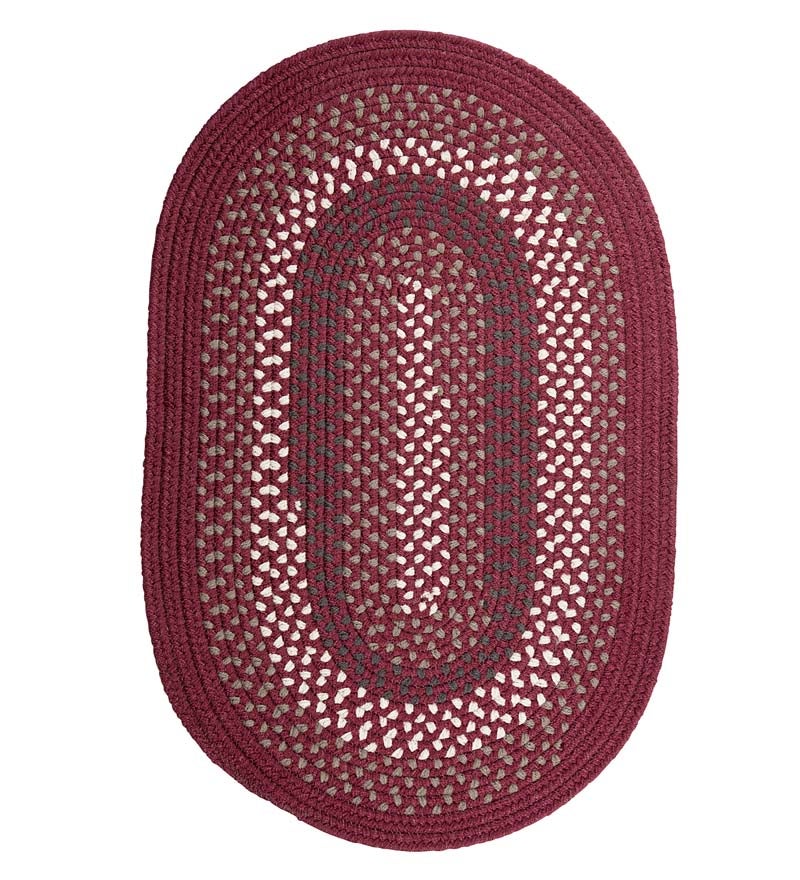 Plow &amp; Hearth Stair Treads &amp; Rug Pads | Indoor Living Country Classic Braided Polypropylene Rugs