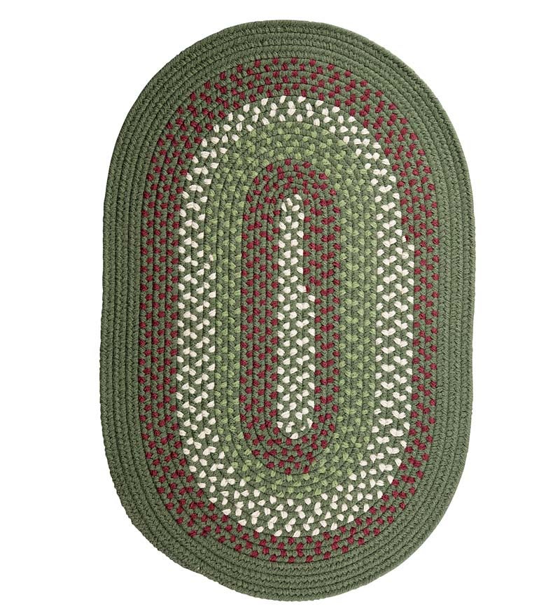 Plow &amp; Hearth Stair Treads &amp; Rug Pads | Indoor Living Country Classic Braided Polypropylene Rugs