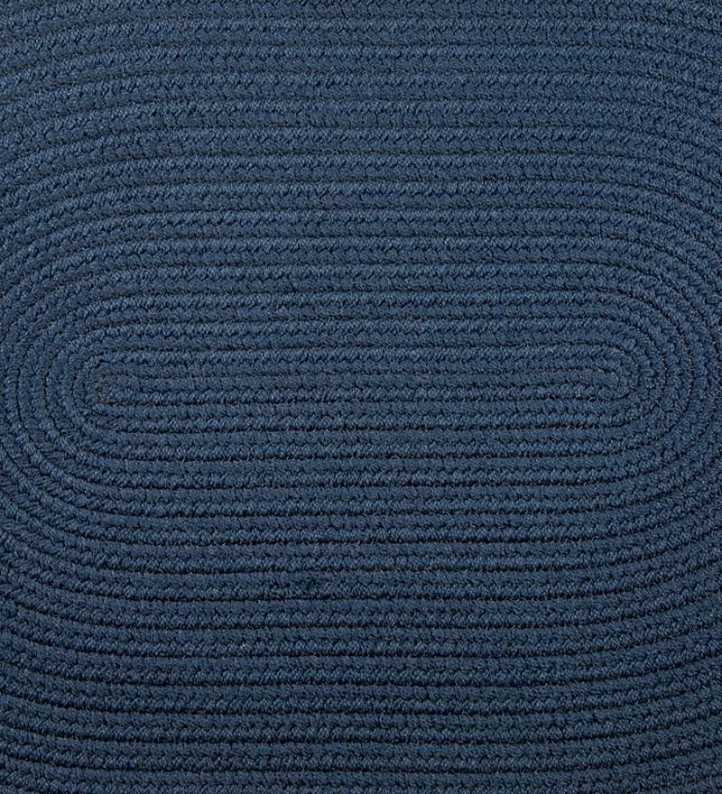 Plow &amp; Hearth Stair Treads &amp; Rug Pads | Indoor Living Indoor/Outdoor Braided Polypro Roanoke Stair Tread - Black Multi