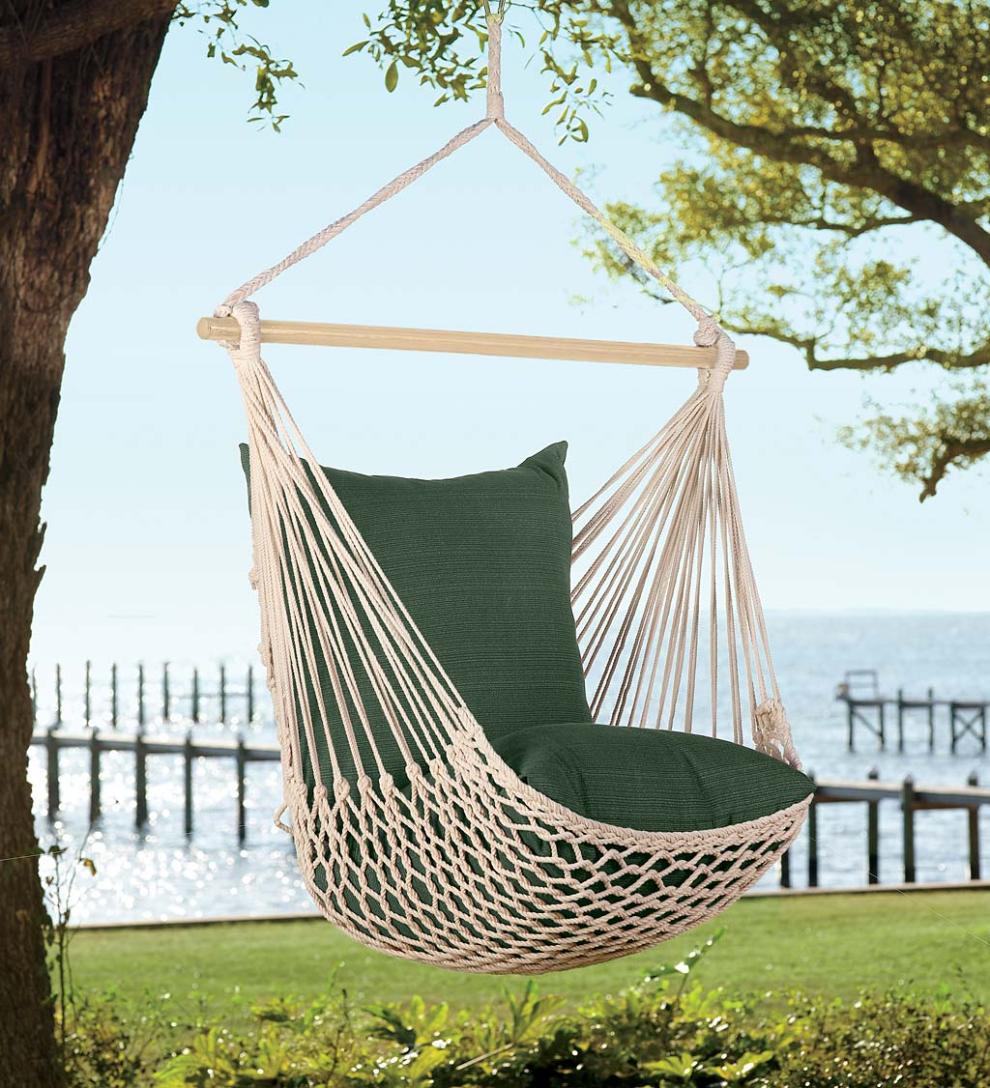 Plow &amp; Hearth Swings &amp; Hammocks | Outdoor Living Rope Hammock Swing And Accessories