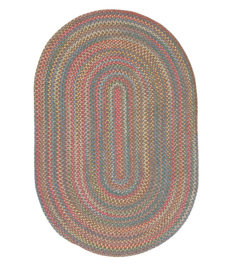 Plow &amp; Hearth Synthetic Rugs | Indoor Living Afton Mountain Indoor/Outdoor Polypropylene Braided Rugs