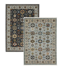 Plow &amp; Hearth Synthetic Rugs | Indoor Living Alexandria Traditional Polyester Rug