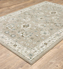 Plow &amp; Hearth Synthetic Rugs | Indoor Living Ashland Daybreak Synthetic Blend Indoor Border Rug