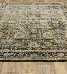 Plow &amp; Hearth Synthetic Rugs | Indoor Living Ashland Evening Synthetic Blend Indoor Border Rug