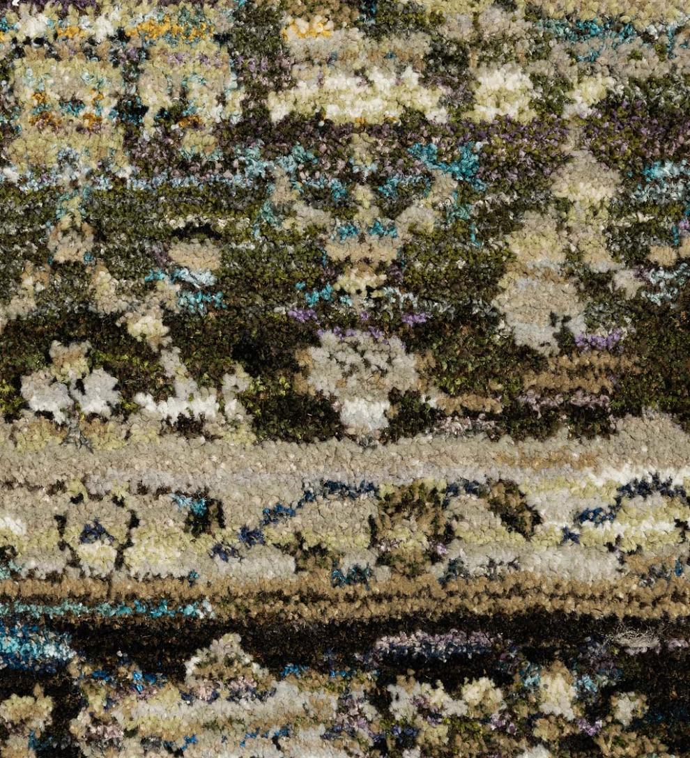 Plow &amp; Hearth Synthetic Rugs | Indoor Living Ashland Evening Synthetic Blend Indoor Border Rug