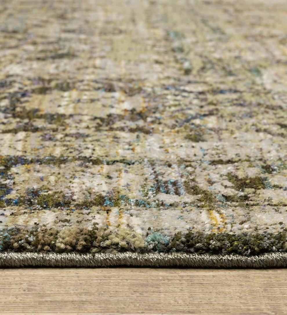 Plow &amp; Hearth Synthetic Rugs | Indoor Living Ashland Evening Synthetic Blend Indoor Border Rug