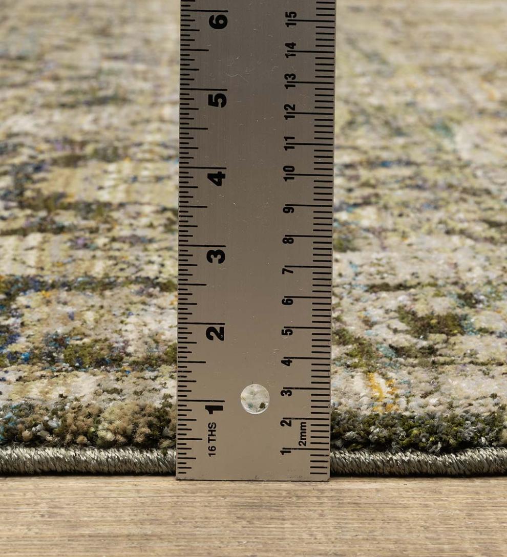 Plow &amp; Hearth Synthetic Rugs | Indoor Living Ashland Evening Synthetic Blend Indoor Border Rug