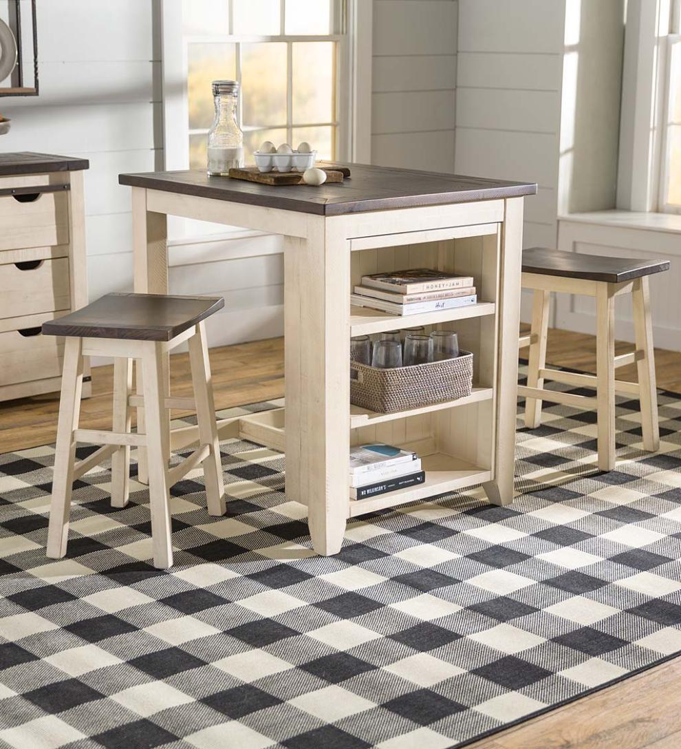 Plow &amp; Hearth Synthetic Rugs | Indoor Living Buffalo Plaid Indoor And Outdoor Polypropylene Rug