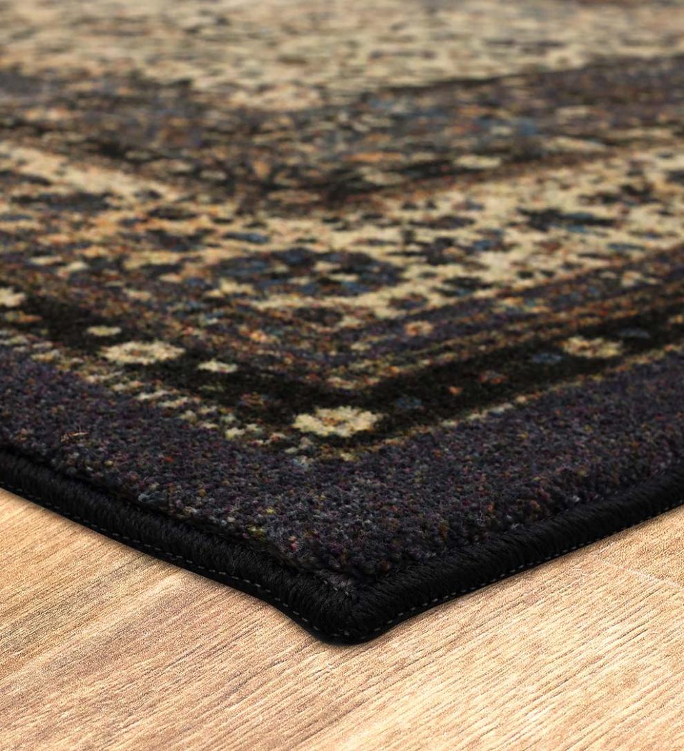 Plow &amp; Hearth Synthetic Rugs | Indoor Living Heirloom Shiraz Easy Care Smartstrand Rug