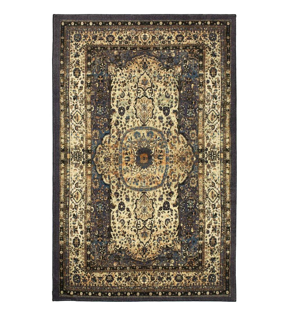 Plow &amp; Hearth Synthetic Rugs | Indoor Living Heirloom Shiraz Easy Care Smartstrand Rug