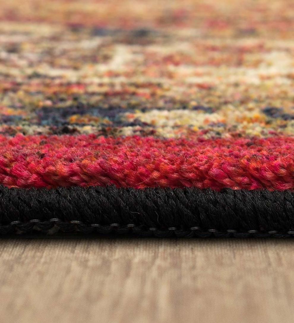 Plow &amp; Hearth Synthetic Rugs | Indoor Living Heirloom Shiraz Easy Care Smartstrand Rug