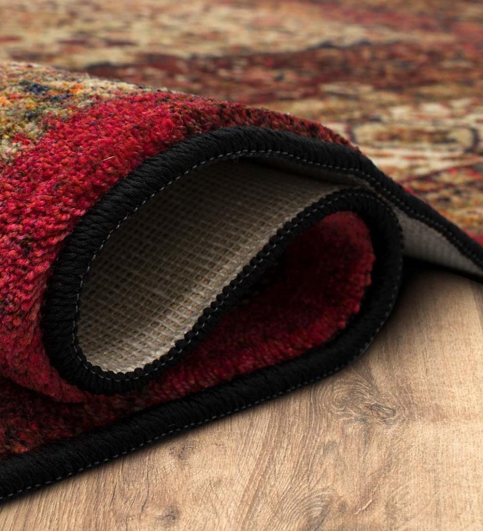 Plow &amp; Hearth Synthetic Rugs | Indoor Living Heirloom Shiraz Easy Care Smartstrand Rug