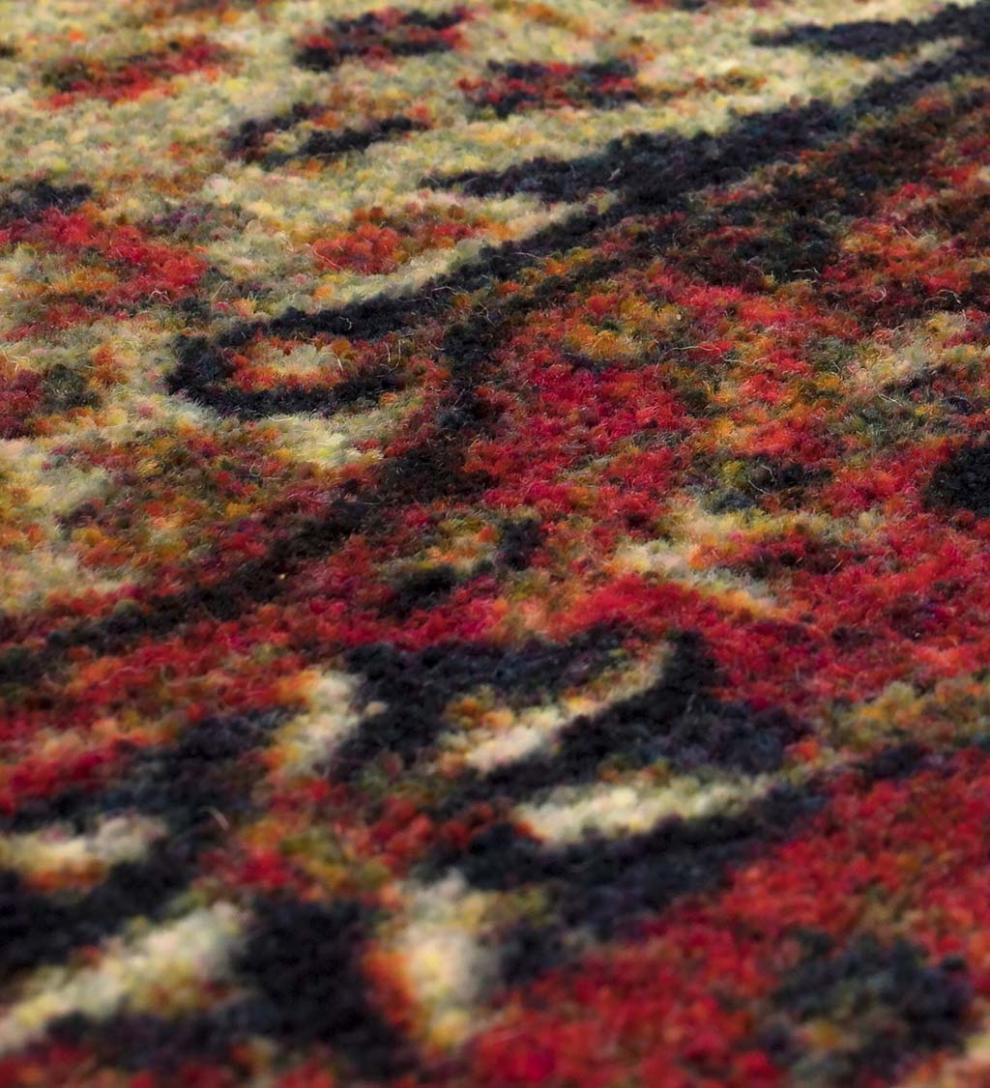 Plow &amp; Hearth Synthetic Rugs | Indoor Living Heirloom Shiraz Easy Care Smartstrand Rug